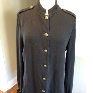 Velvet Graham Spencer Evalyn French Military Coat
